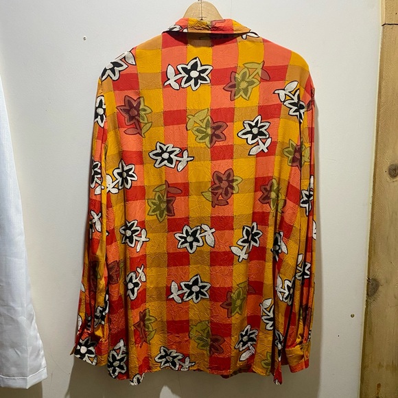 Vintage Button Up Long Sleeve Blouse - Picture 2 of 3